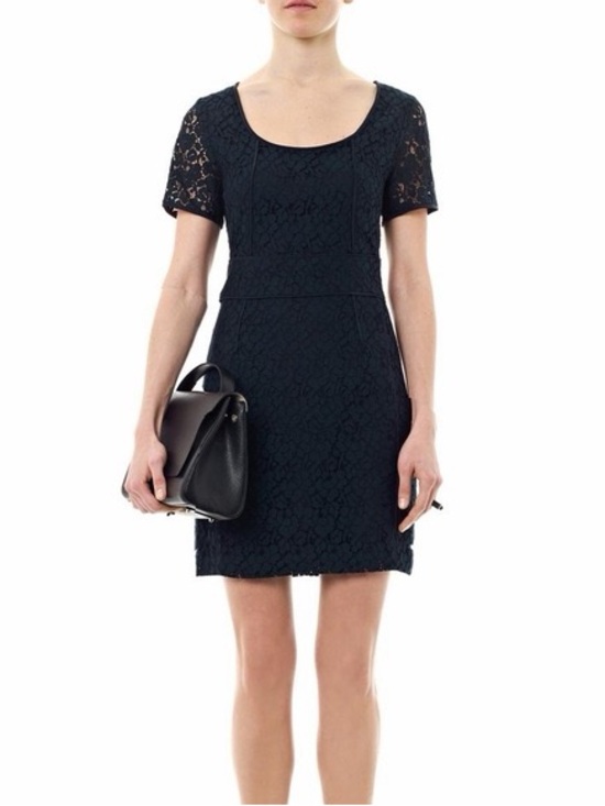 Marc By Marc Jacobs Dresses & Skirts - Classic Navy Scoop-Neck Dress Marc by Marc Jacobs blue lace dress back zipper